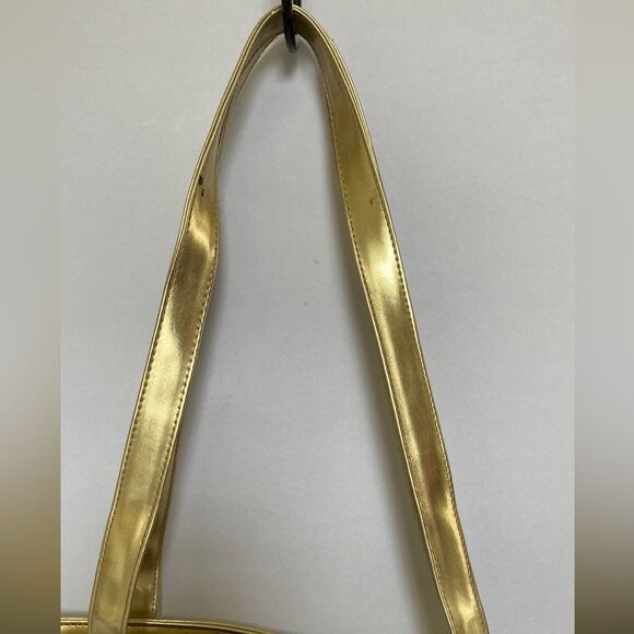 Gold Metallic and Mesh Tote - Picture 3 of 9